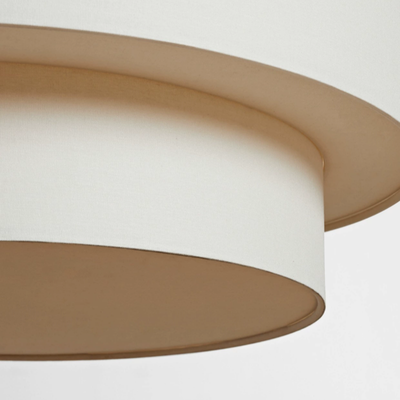 EleganceLuxe Light – Beige Linnen Bauhaus Hanglamp
