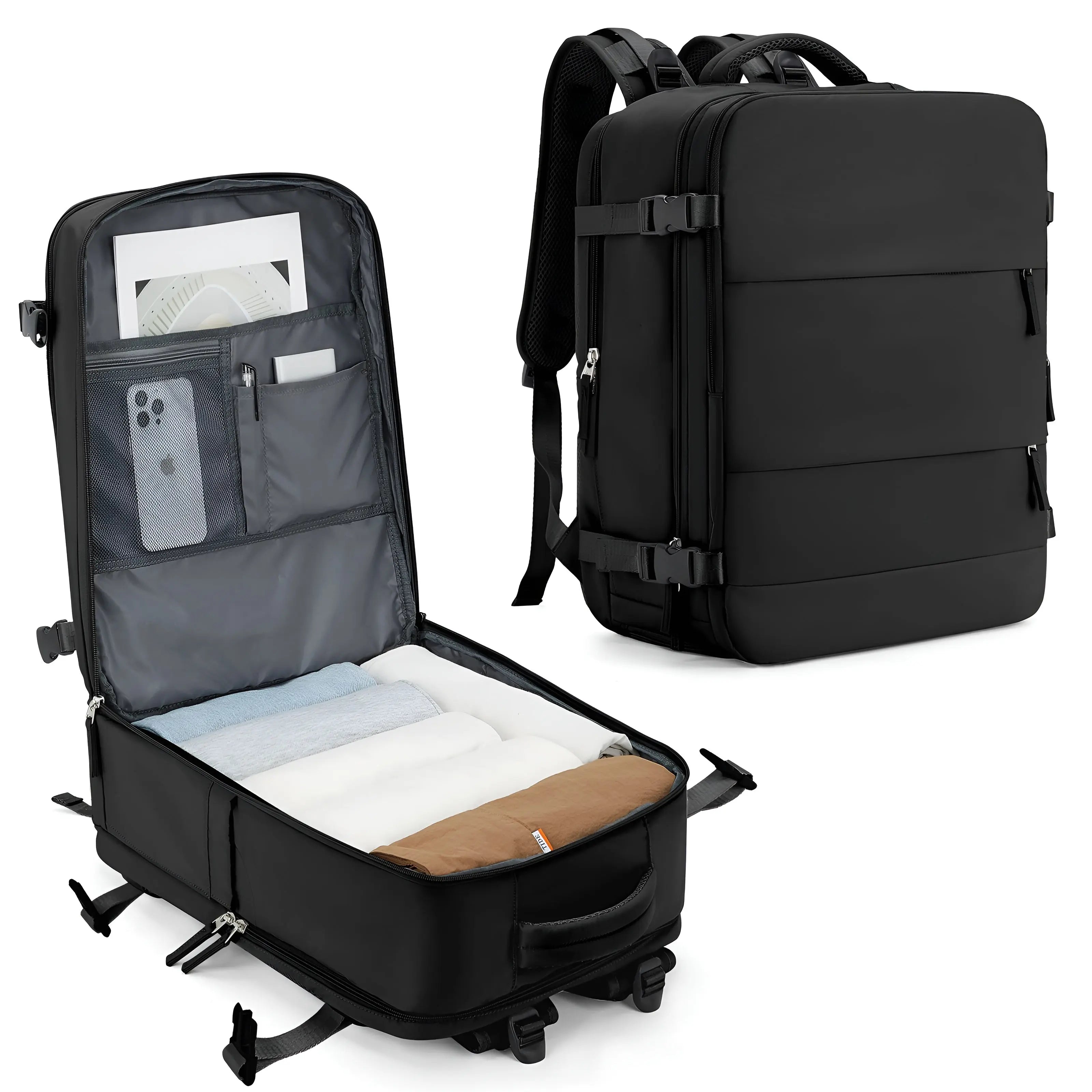 EasyTravel Handbagage - Stijlvolle en Ruime Handbagage voor Ultiem Reiscomfort en Gemak