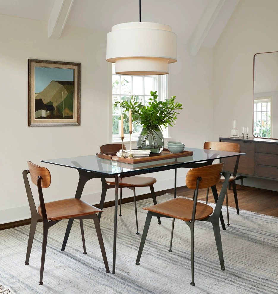 EleganceLuxe Light – Beige Linnen Bauhaus Hanglamp