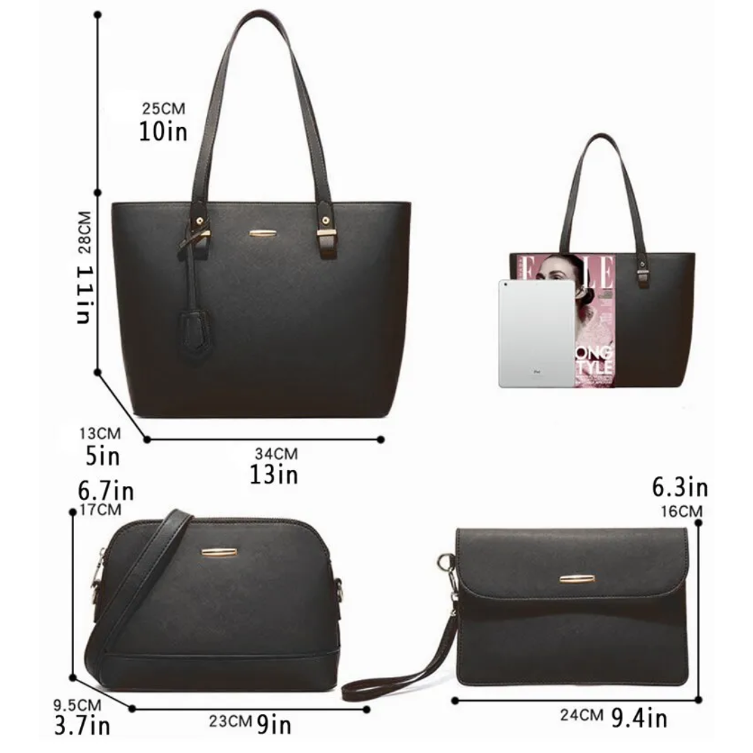 Camilla Set - Stijlvolle 4-delige Tas Collectie