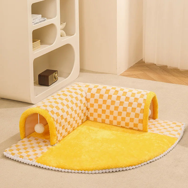 CozyCat Tunnel – Stijlvolle Speelplaats voor Katten