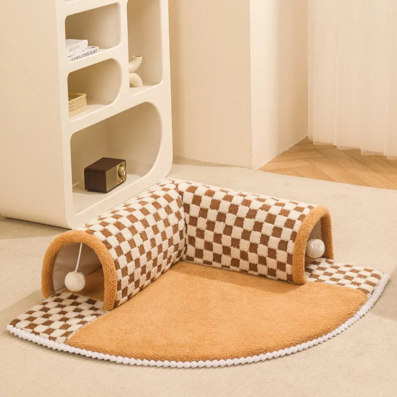 CozyCat Tunnel – Stijlvolle Speelplaats voor Katten