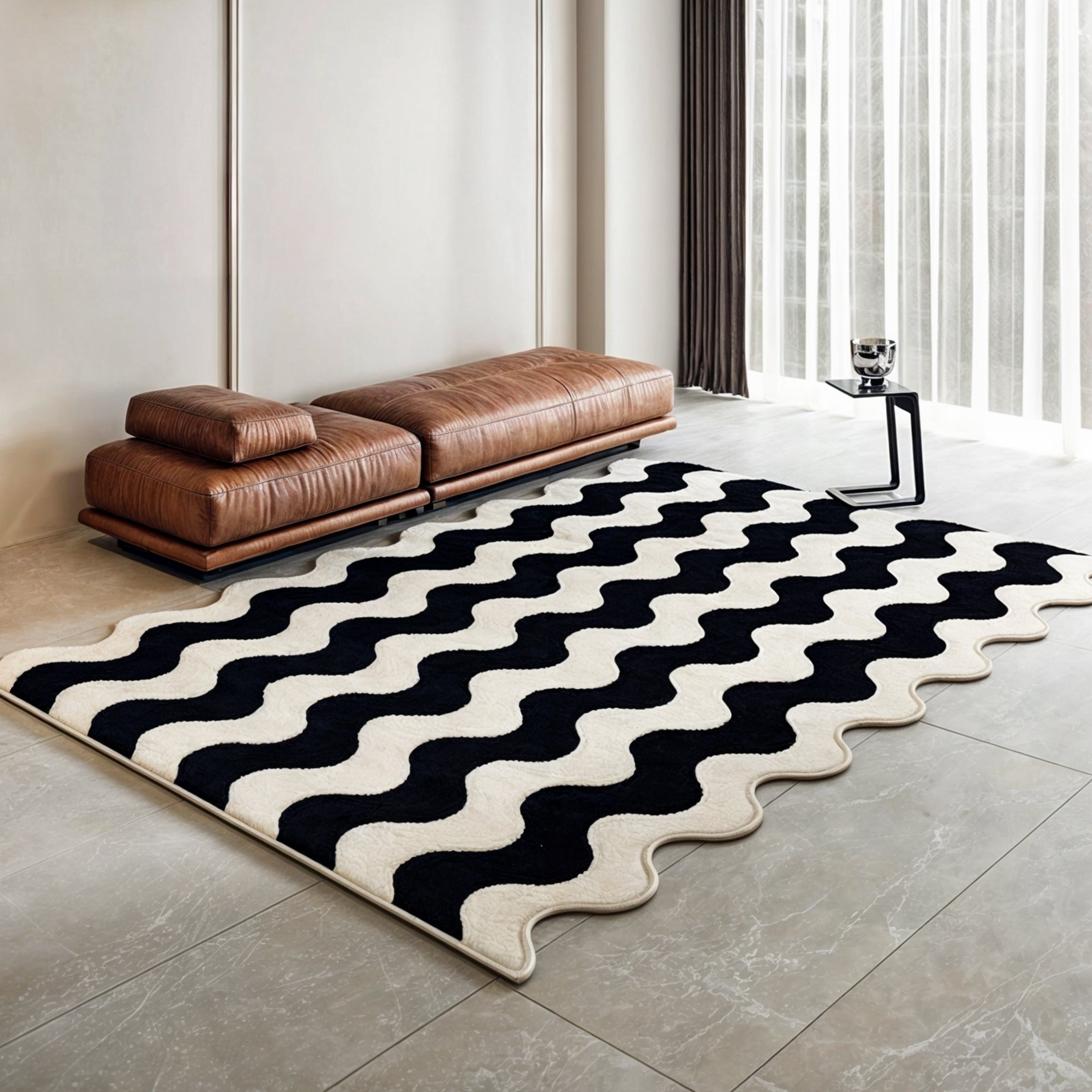 GreenWave – Stijlvol Bicolor Tuigtapijt voor de Tuin