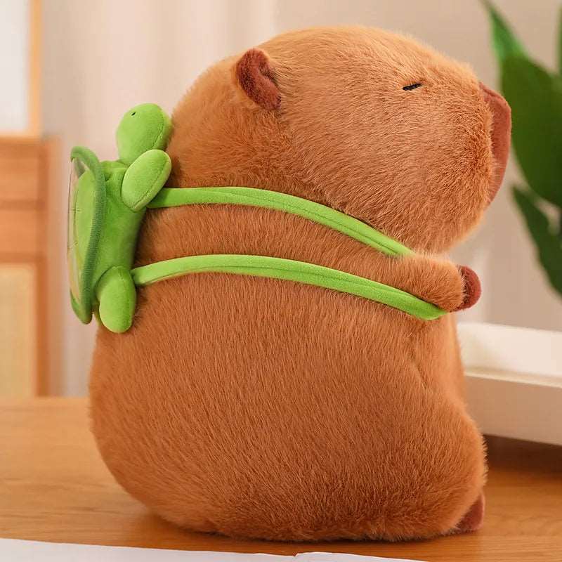 TurtleBuddy – Schattige Capybara met Rugzak