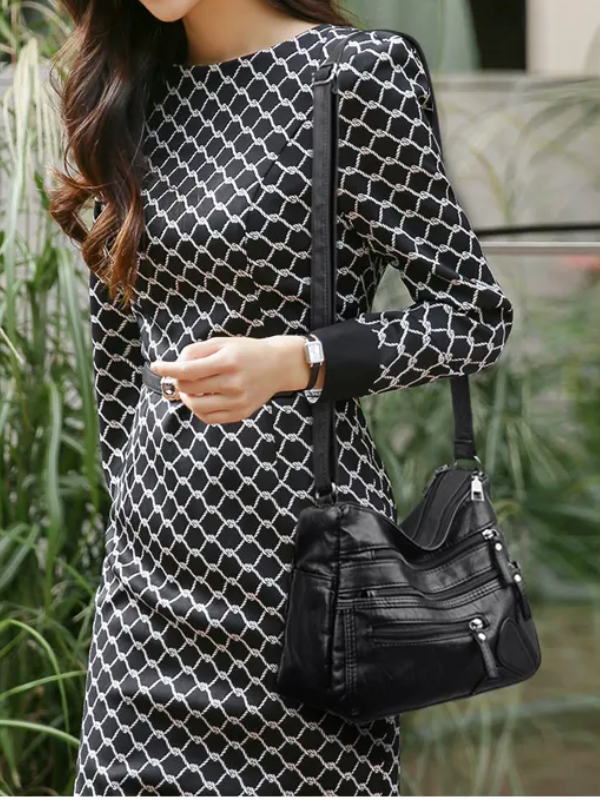 Carly Messenger Bag – Vintage Stijlvolle Schoudertas