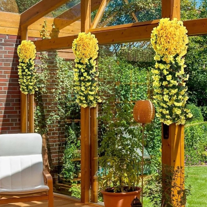 Sfeervolle Kunstmatige Orchideeën - 1 + 1 Gratis