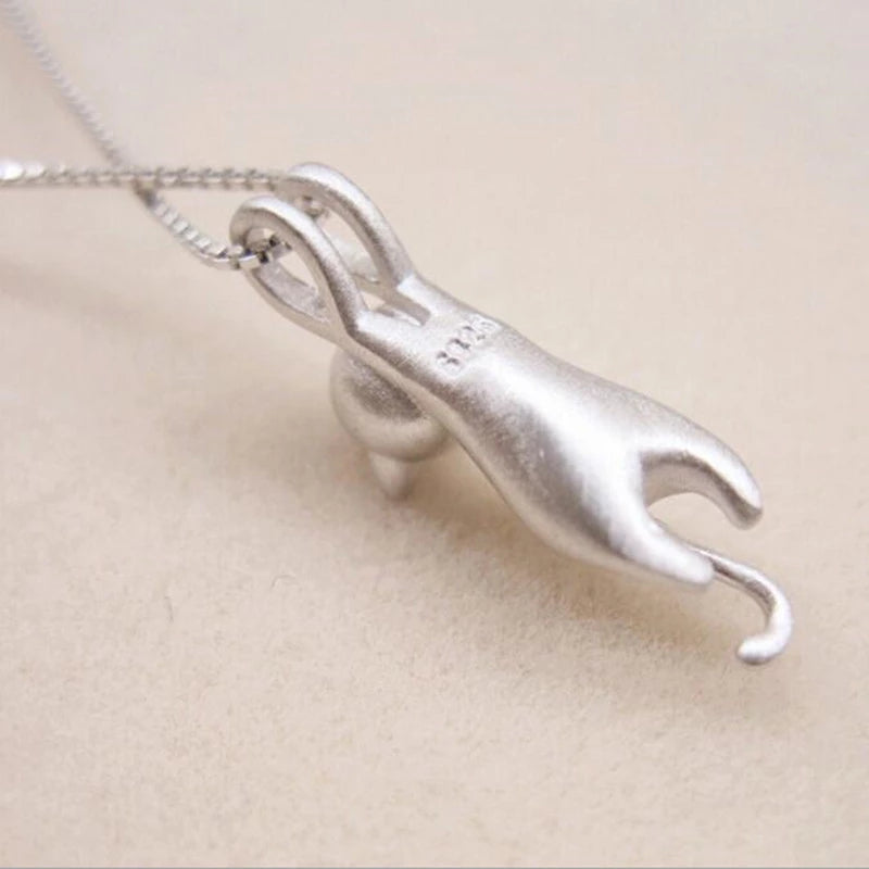 Betoverende Kitty Halsketting van 925 Sterling Zilver - Mia