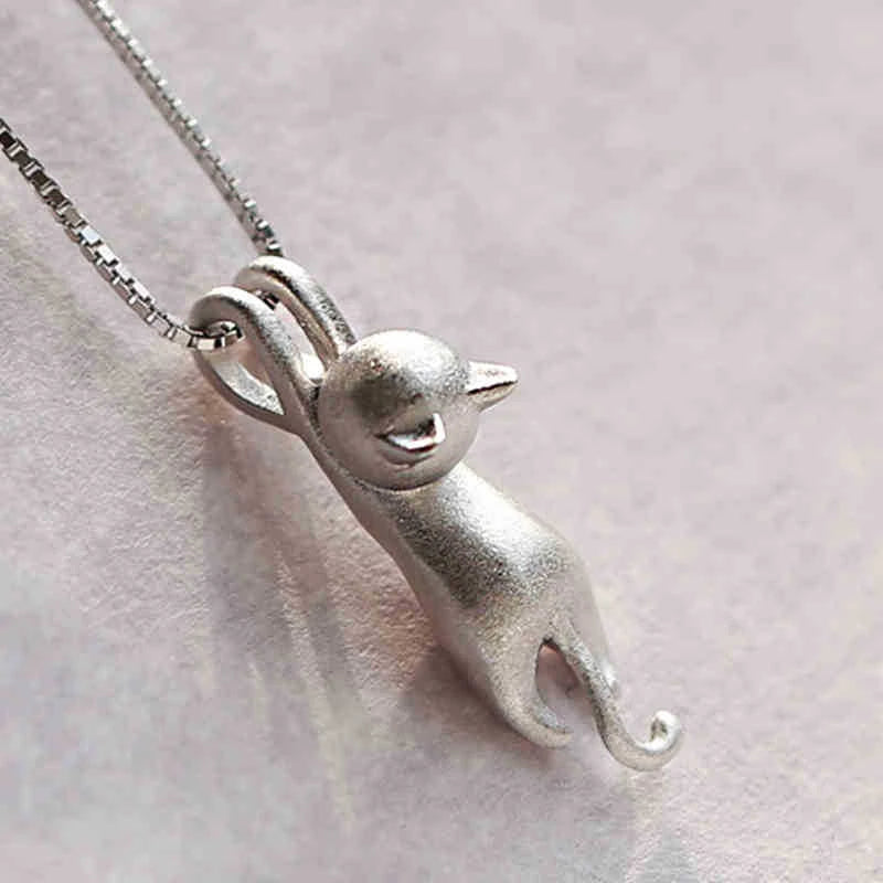 Betoverende Kitty Halsketting van 925 Sterling Zilver - Mia