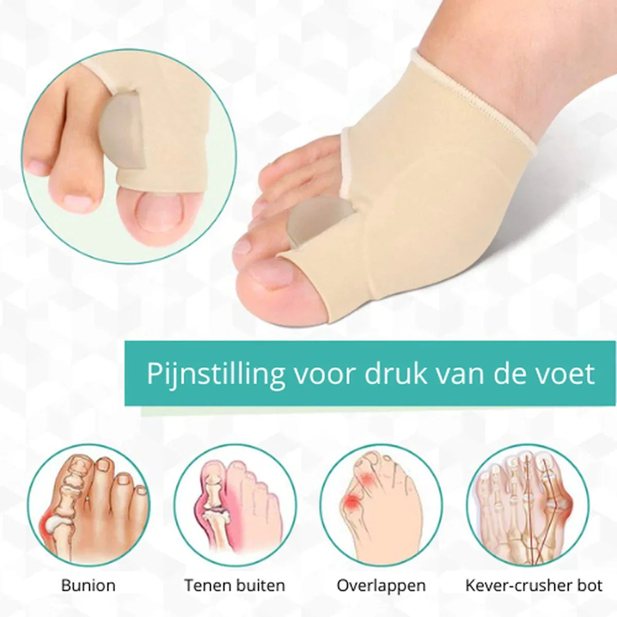 CompressCare Teencorrector tegen Hallux Valgus – Comfort voor Jouw Voeten