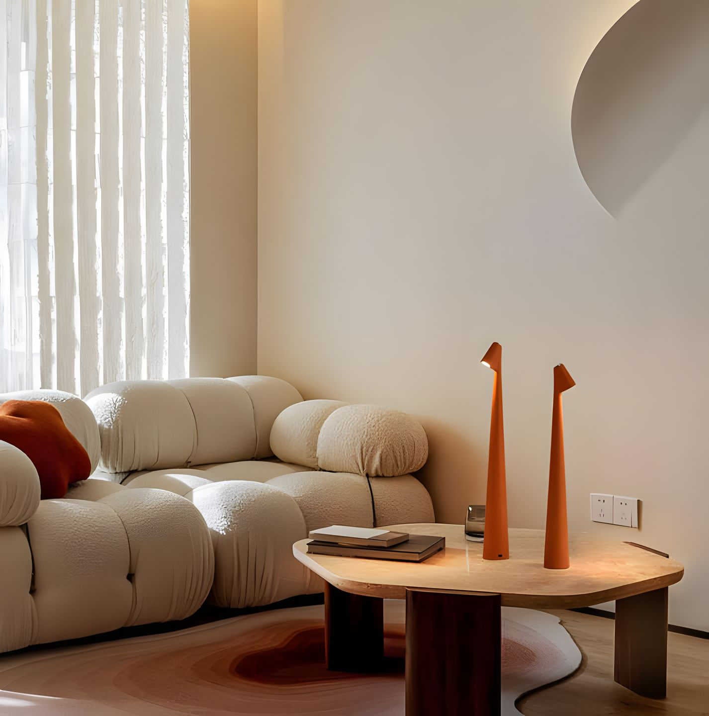 LunaSlim – Elegante Draadloze Tafellamp met Verstelbare Verlichting