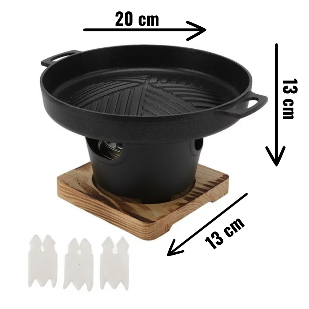 GrillMaster Pro - Stijlvolle Draagbare BBQ voor Buitengenot