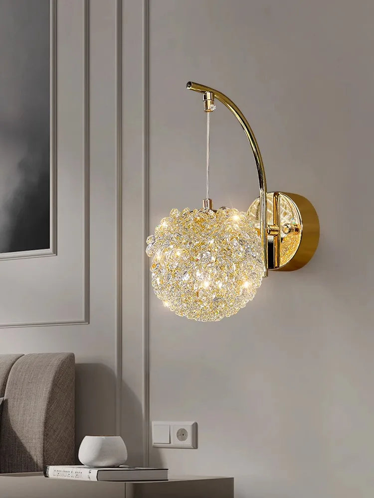 Luxe Wandlamp van Kristal - Verfijnde Verlichting voor Jouw Interieur