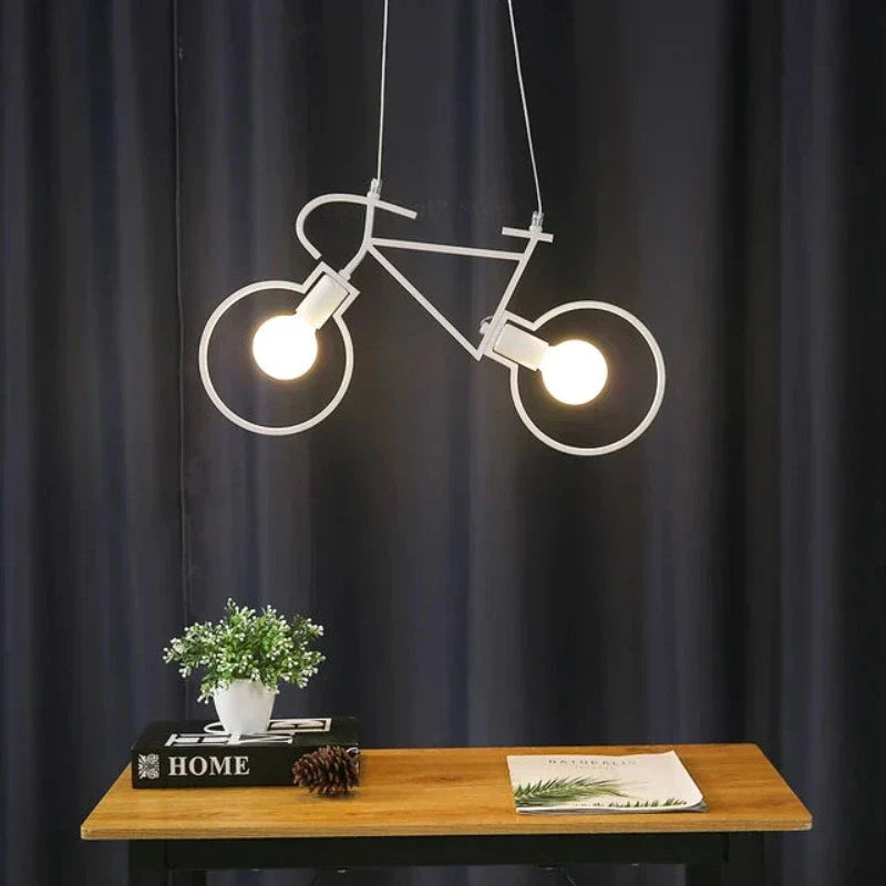 BikeGlow – Stijlvolle LED Hanglamp voor Fietsfanaten