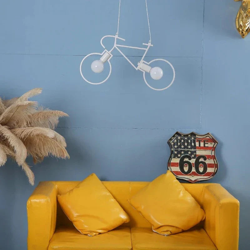 BikeGlow – Stijlvolle LED Hanglamp voor Fietsfanaten