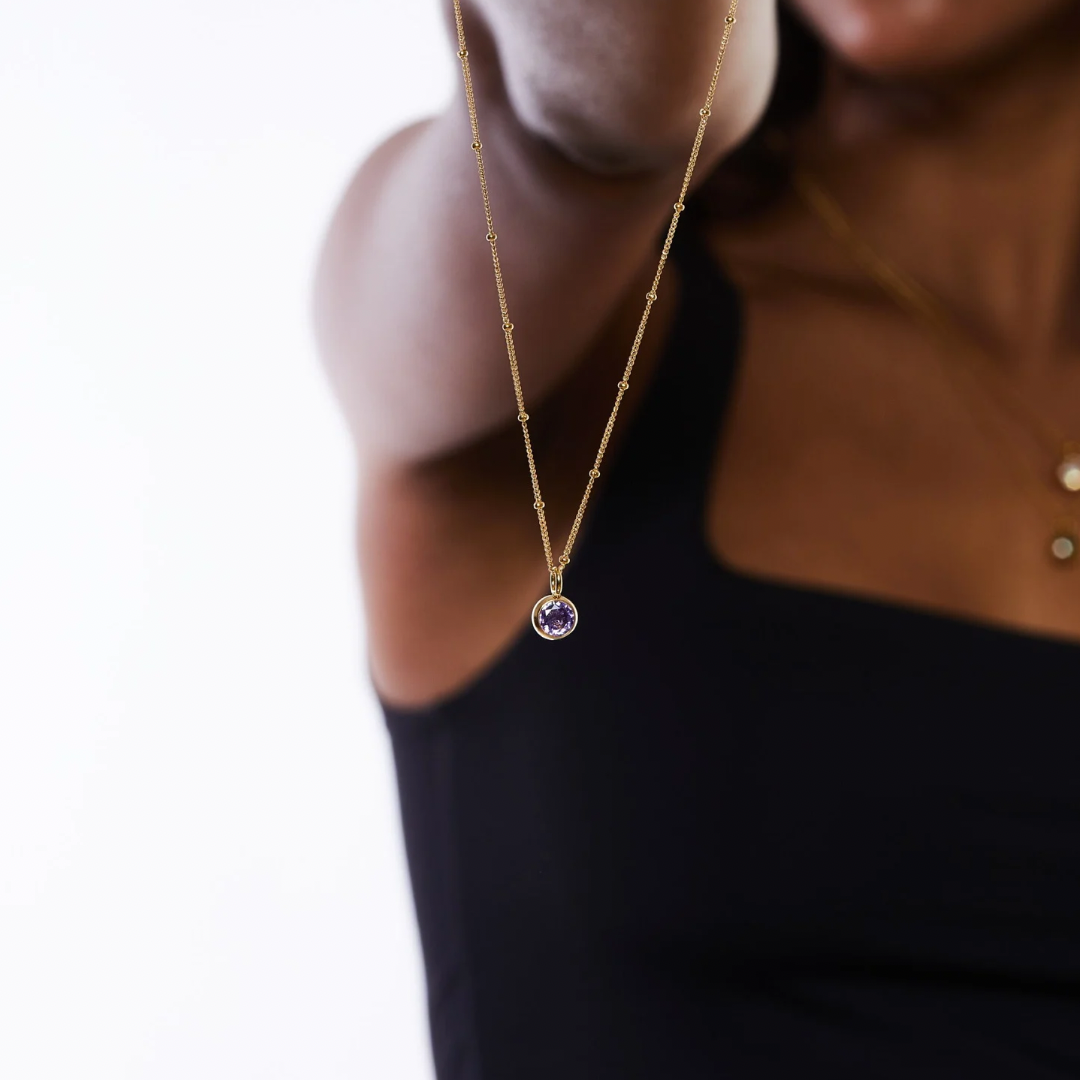 Aurora Geboortesteen Ketting - Een Betoverende Verbondenheid