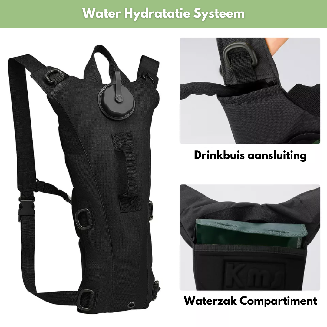 HydraPack - Stijlvolle 3L Water Rugzak voor Avonturen