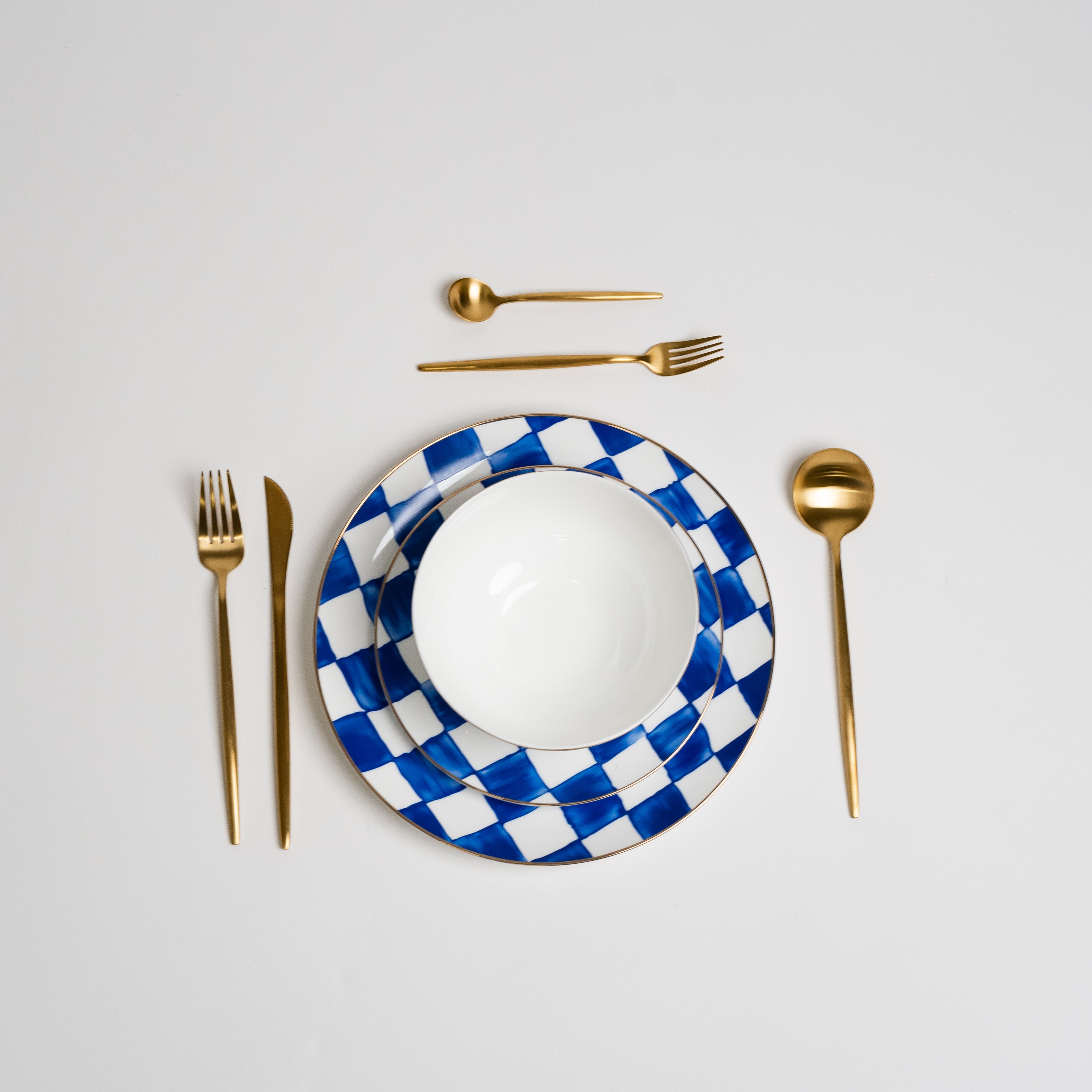 RoyalBlue - Luxe Ruiten Serviesset voor Eettafel