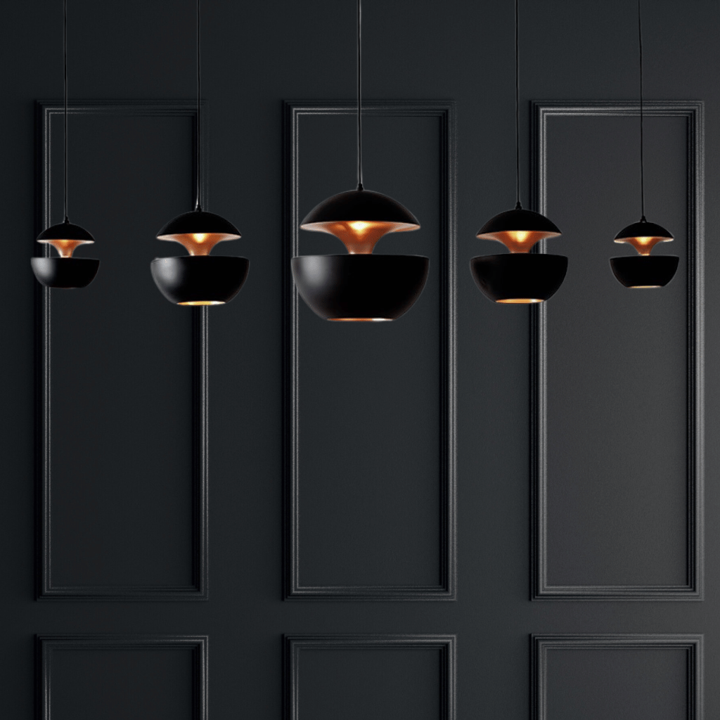 GoldGlow - Luxe Gouden Hanglamp voor Stijlvolle Eetruimtes