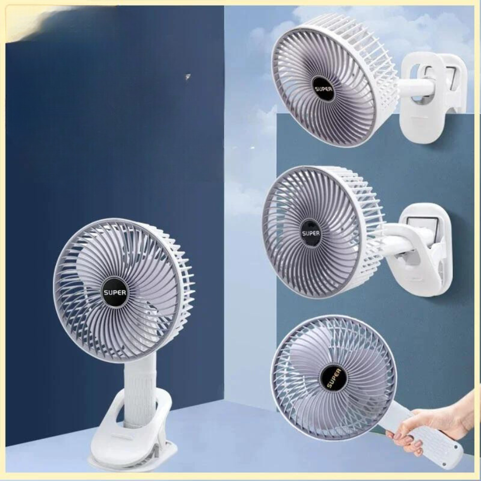 BreezeWave 4-in-1 Ventilator - Krachtige Koeling voor Elke Situatie