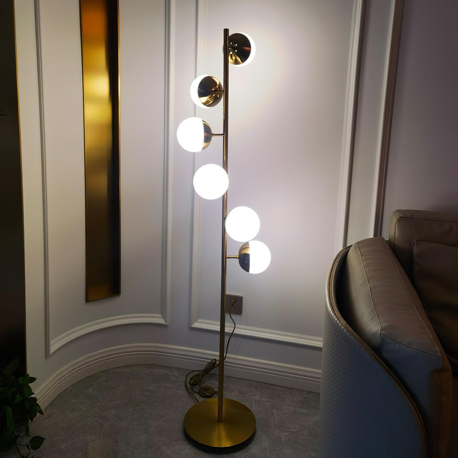 Doppler LED Boomlamp - Retro Elegante LED Staande Lamp