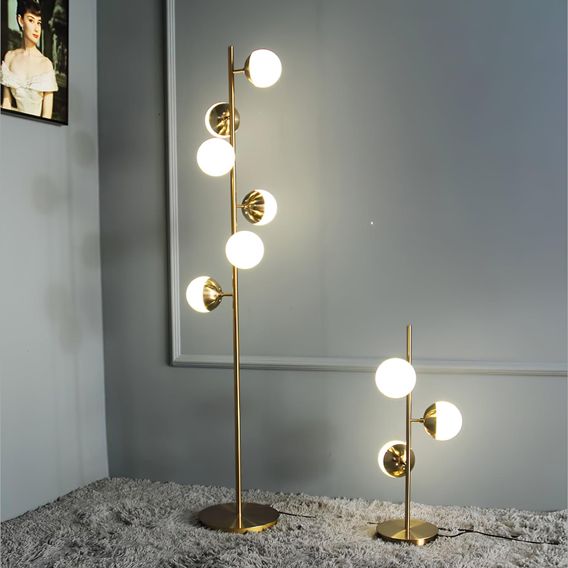 Doppler LED Boomlamp - Retro Elegante LED Staande Lamp