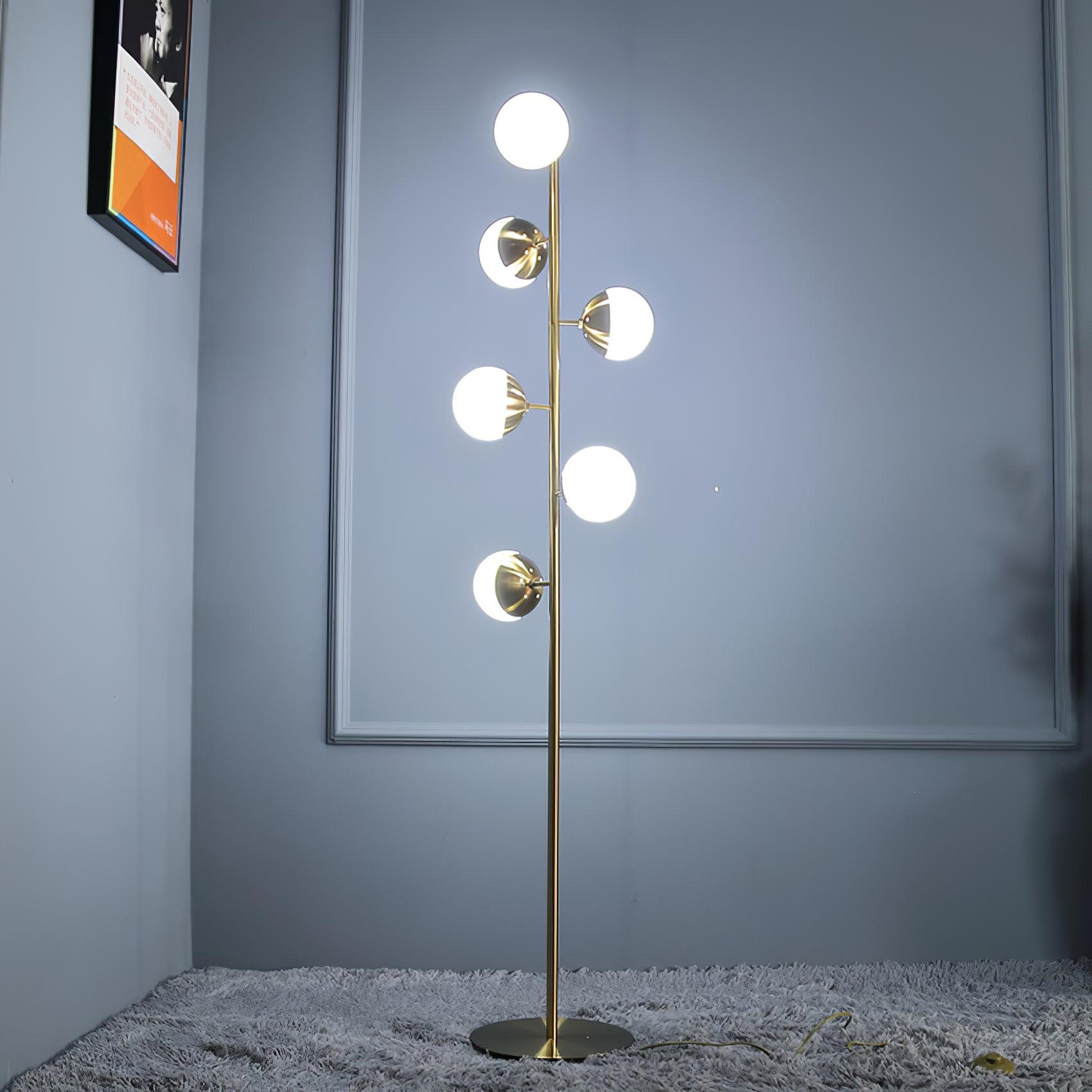 Doppler LED Boomlamp - Retro Elegante LED Staande Lamp