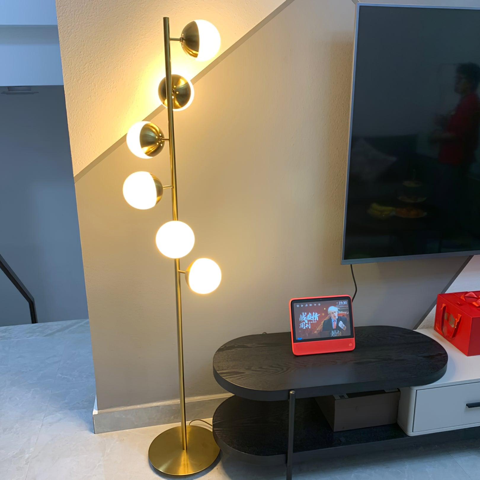 Doppler LED Boomlamp - Retro Elegante LED Staande Lamp