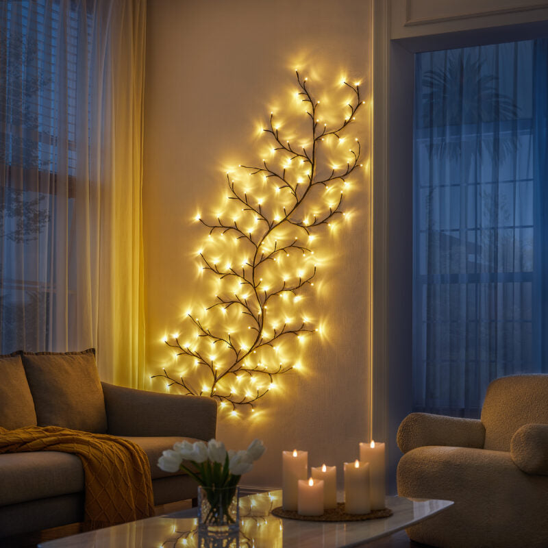 Glitterboom Verlichting - Glitterende Decoratieve Boom voor een Magische Sfeer