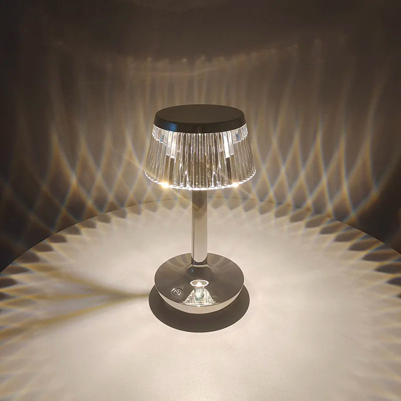 Crystal Pendant - Oplaadbare Draadloze Tafellamp