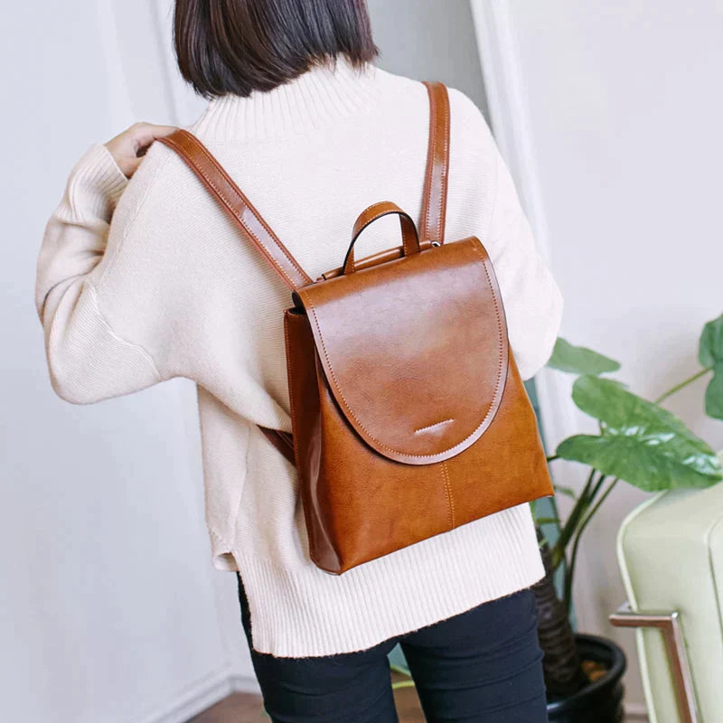 UrbanChic Backpack - Trendy Leren Tas voor Dames