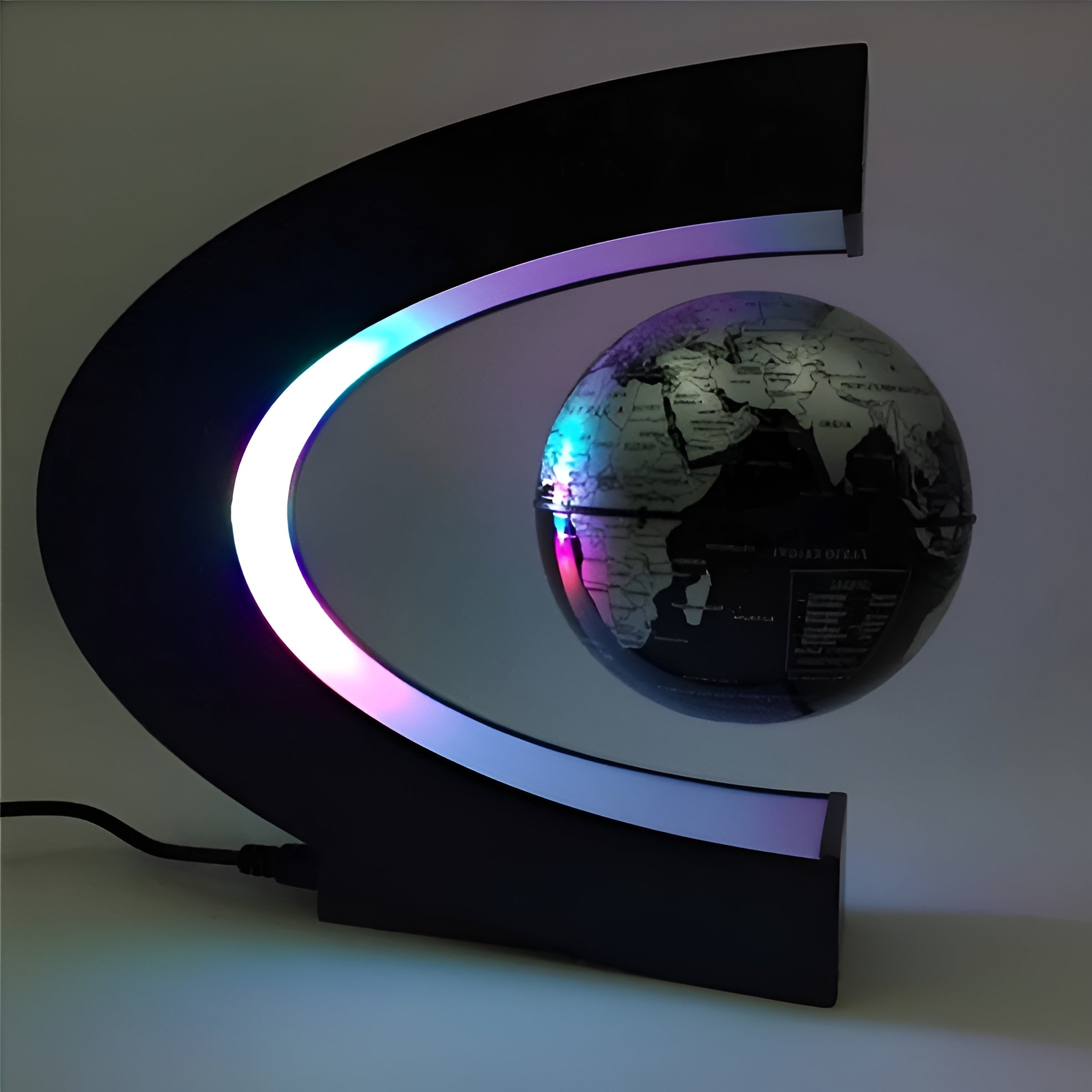 Magische Zwevende Wereldbol met LED Verlichting en Educatieve Touch