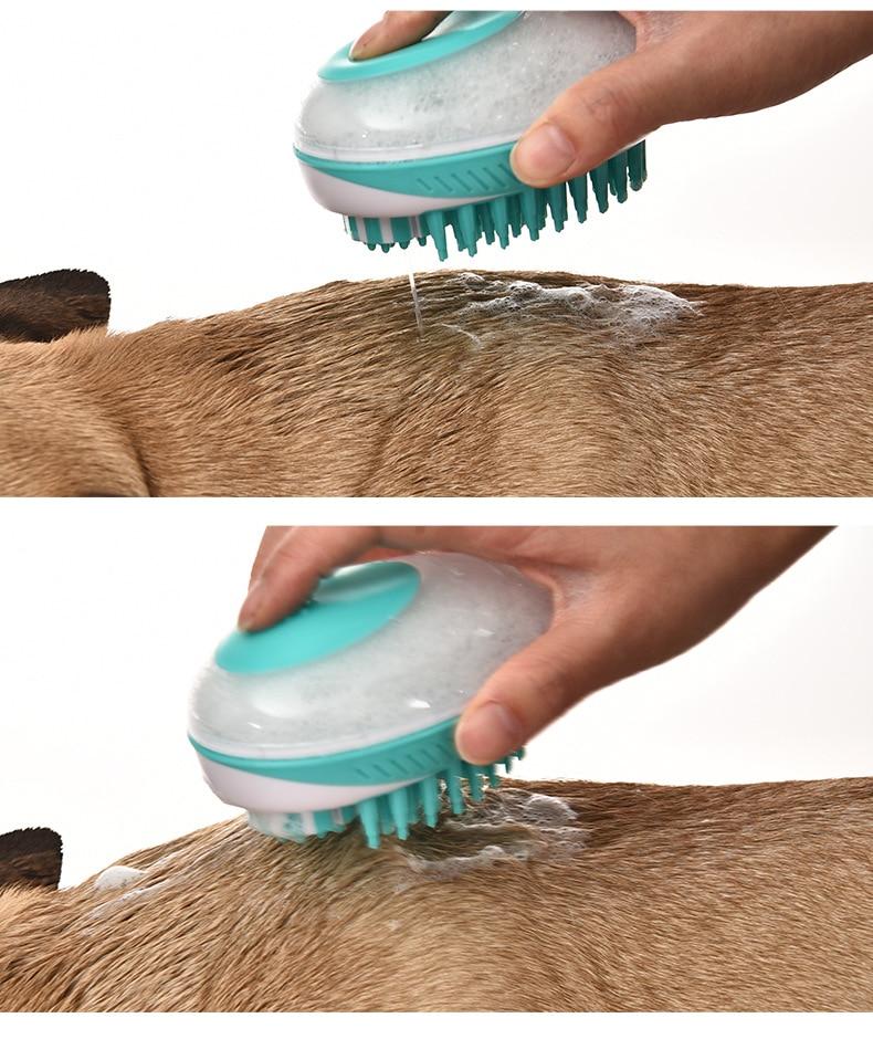 ZorroPet – 2-in-1 Zeepdispenser en Massagestraler voor Honden