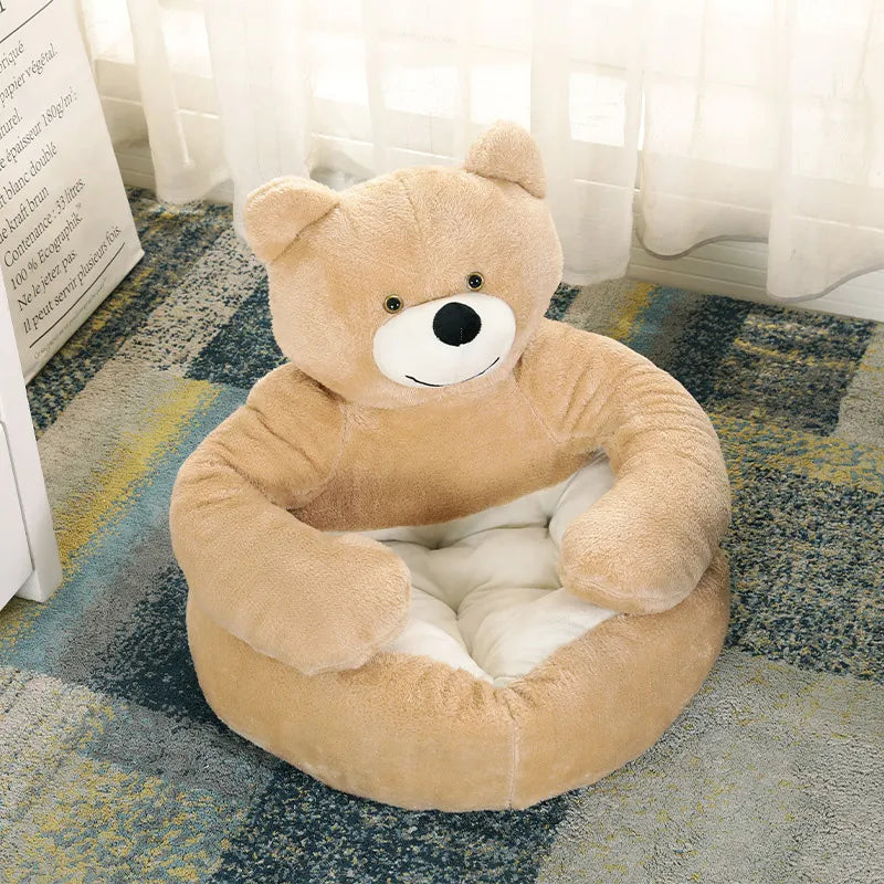 Samiya – Luxe Pluche Kattenbed voor Slaapcomfort
