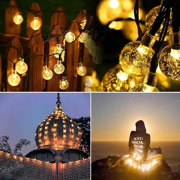 TwinkleGlow - Betoverende Zonne-Lichtslingers voor Buiten