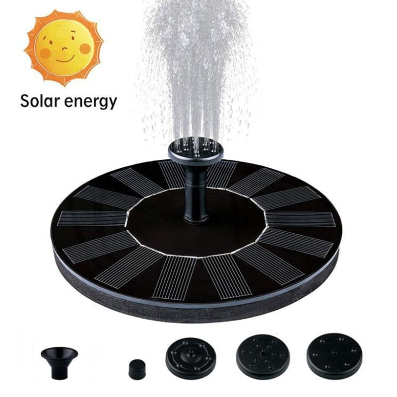ZenFlow Fountain - Duurzame Zonne-energie Tuinaccessoire