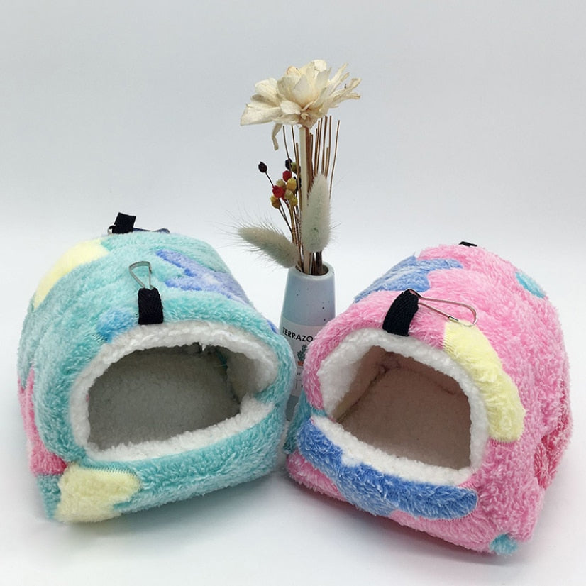 HarryHamster - Zacht Hamsterhuis met Hangmat