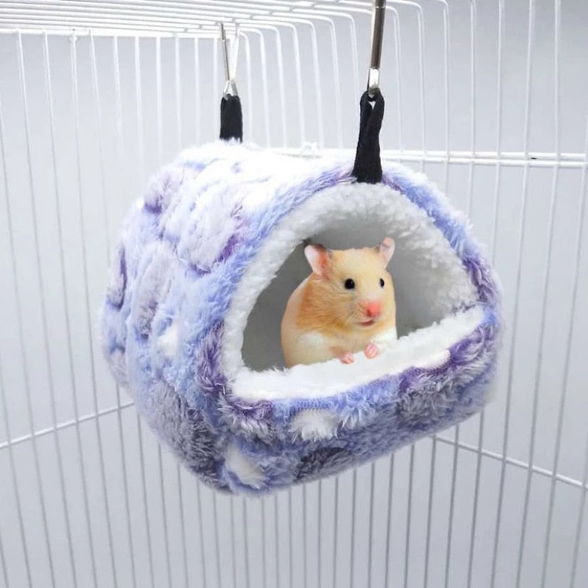 HarryHamster - Zacht Hamsterhuis met Hangmat