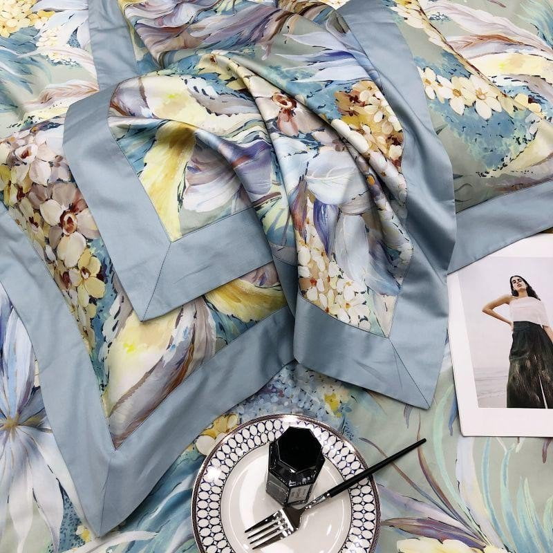 Hortensia Haven – Luxueuze Dekbedovertrekset van Egyptisch Katoen