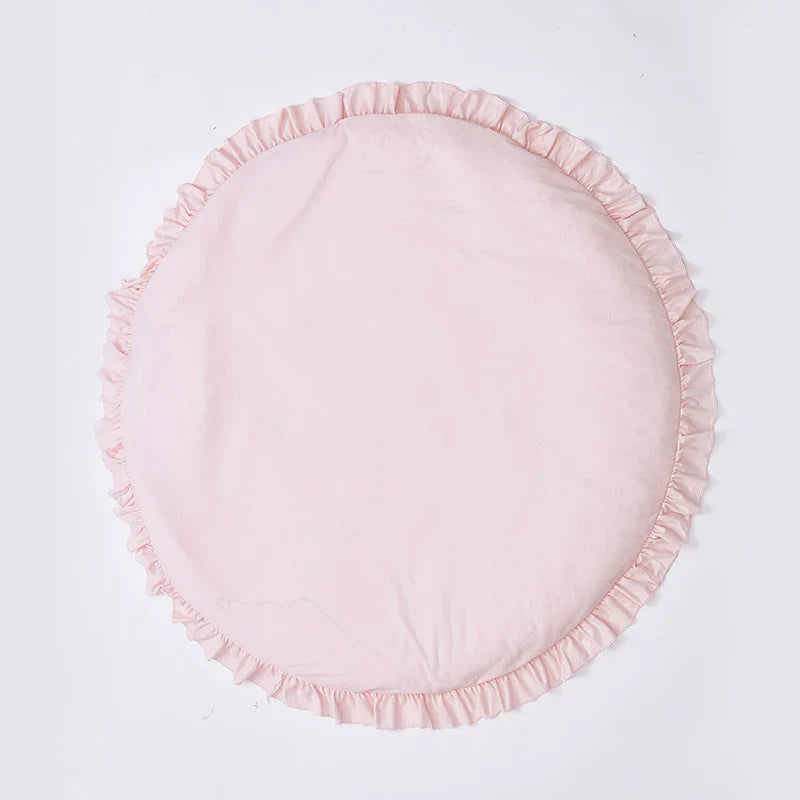 CozyCotton Round Mat – Zachte Speel- en Kruipmat