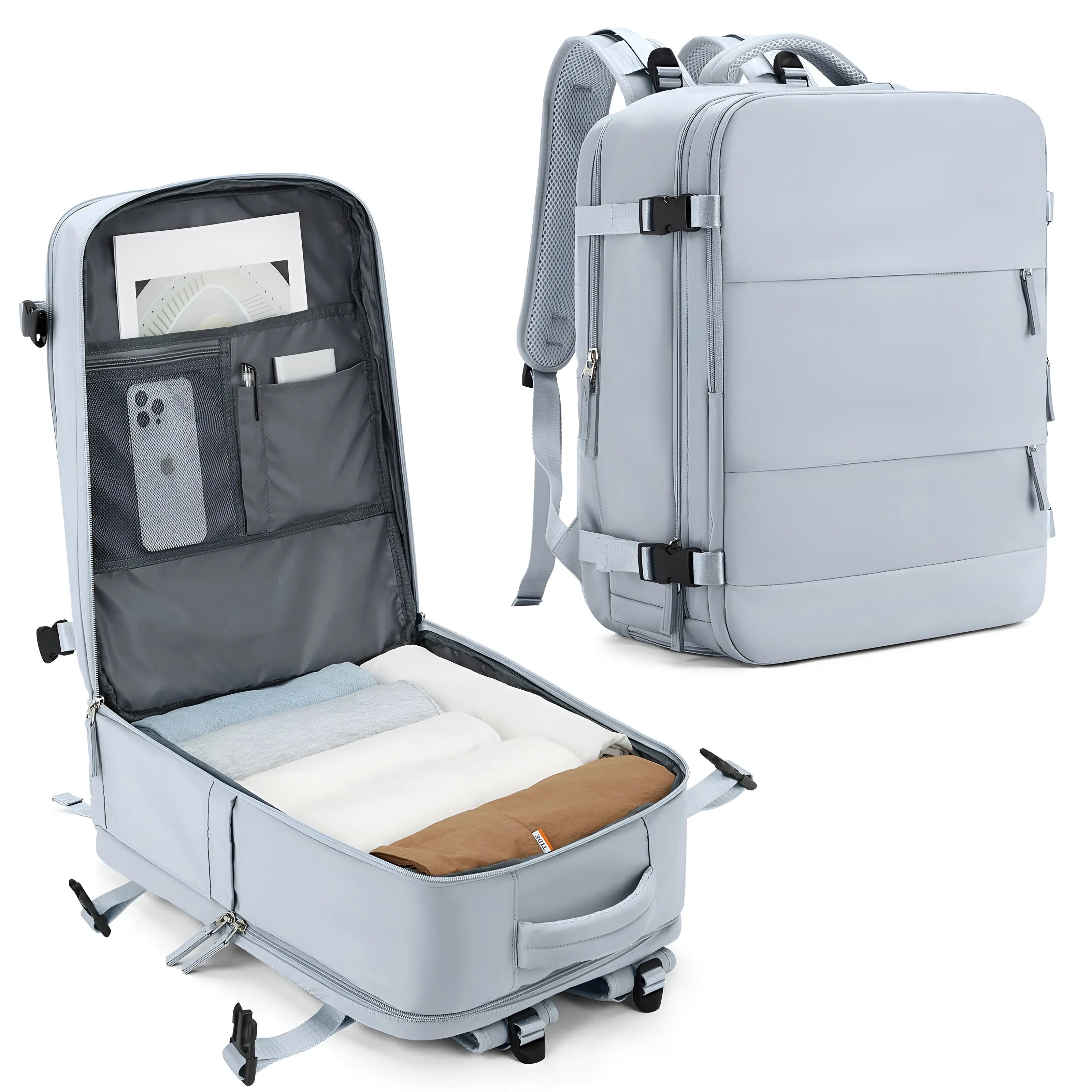 EasyTravel Handbagage - Stijlvolle en Ruime Handbagage voor Ultiem Reiscomfort en Gemak