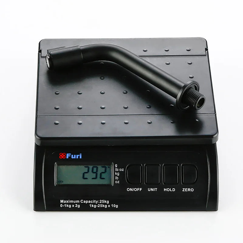 Moderne Matte Zwarte Wandkraan - voor Luxe Badkamer & Keuken