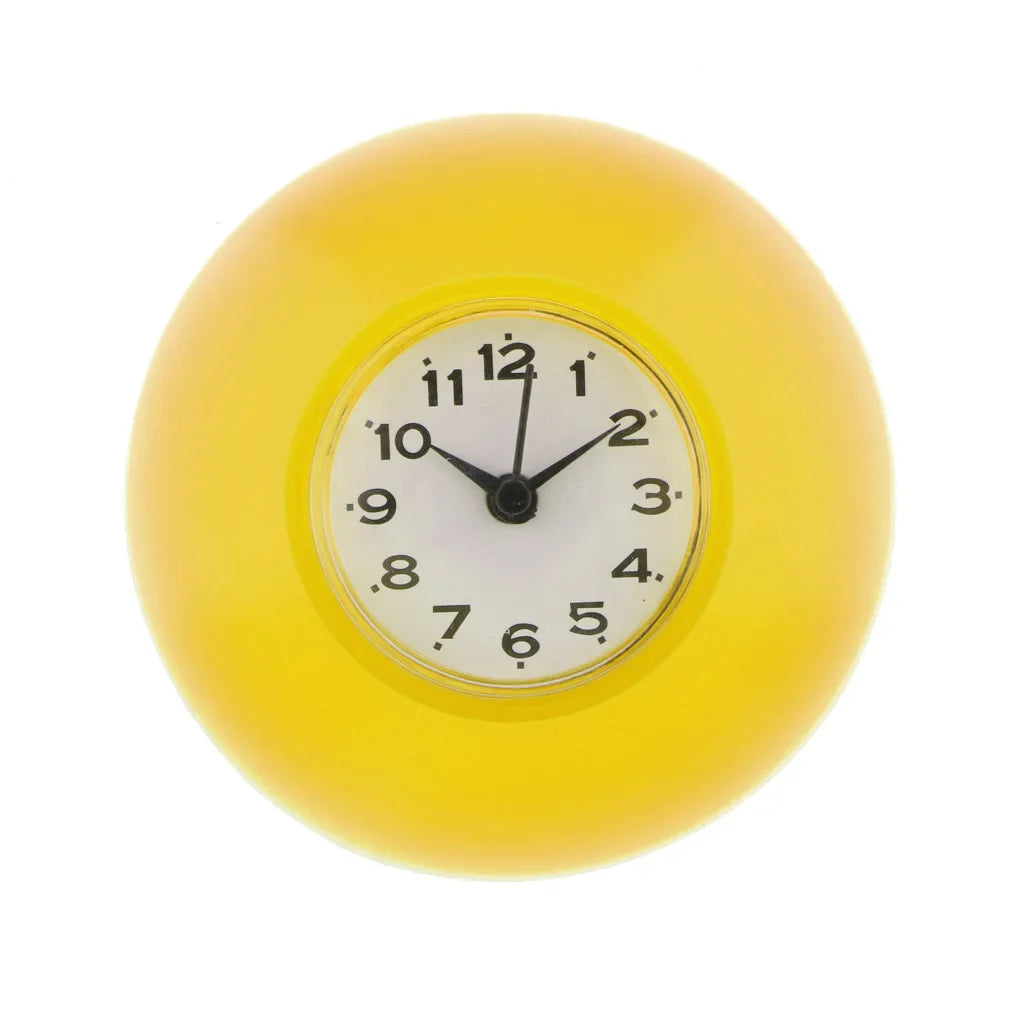 WaterProofClock – Compacte Zuignap Klok voor Badkamer