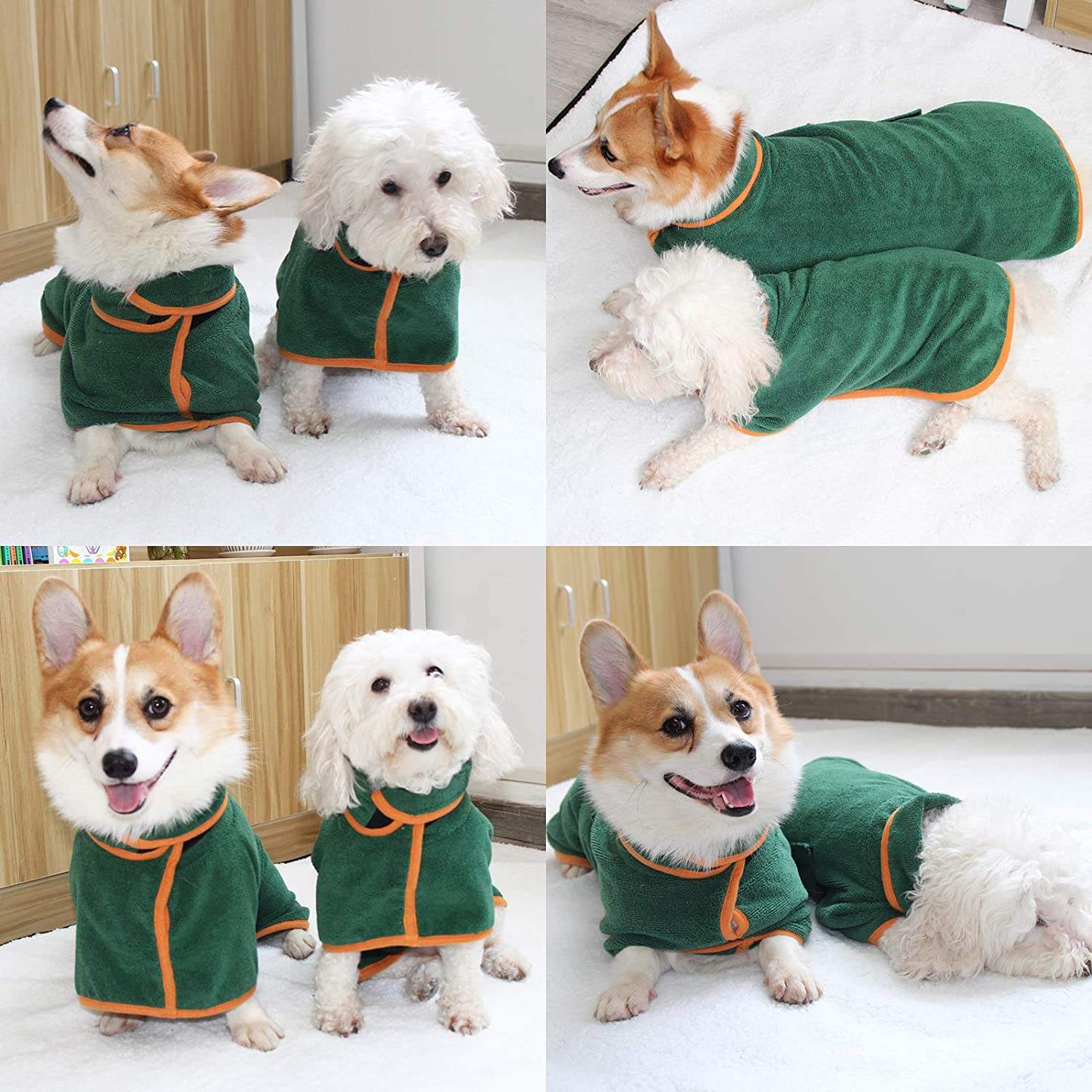 CozyPaws Coat - Luxe Absorberende Hondenjas