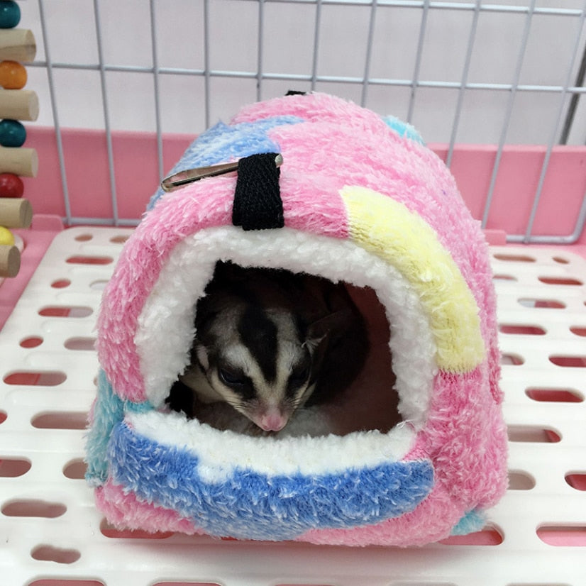 HarryHamster - Zacht Hamsterhuis met Hangmat