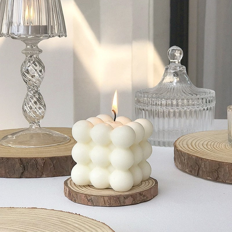 BubbleGlow Candle - Trendy Kaars voor Jouw Interieur