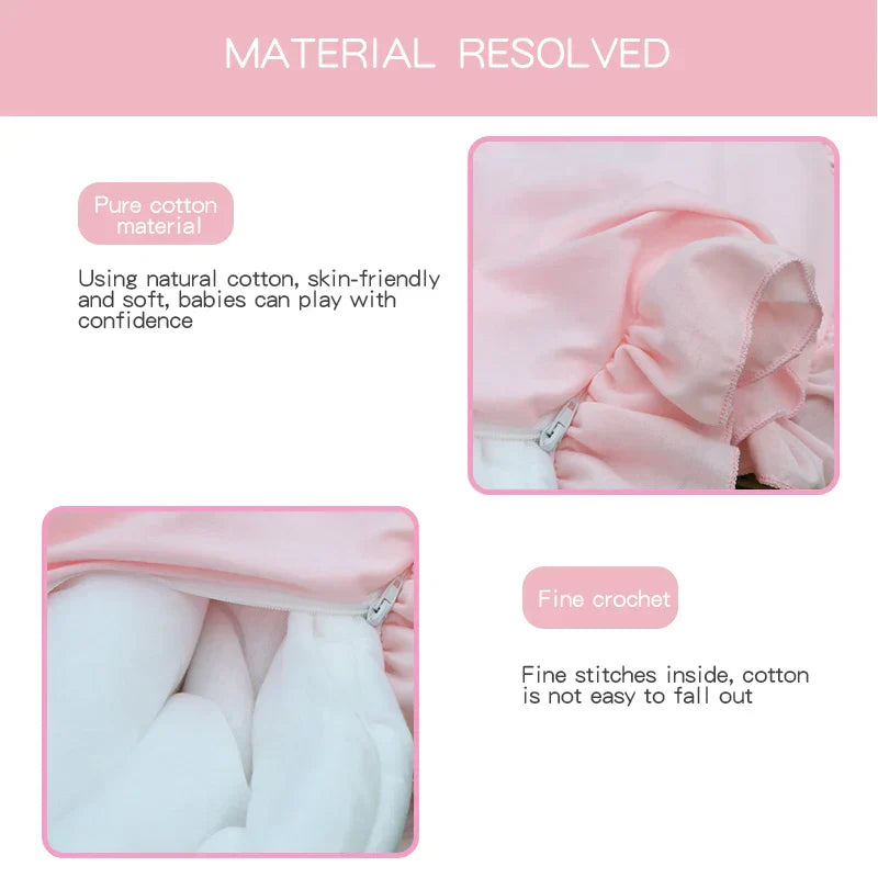 CozyCotton Round Mat – Zachte Speel- en Kruipmat