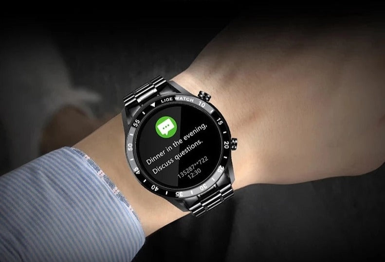 LuxeFit Watch – Stijlvolle Multifunctionele Smartwatch