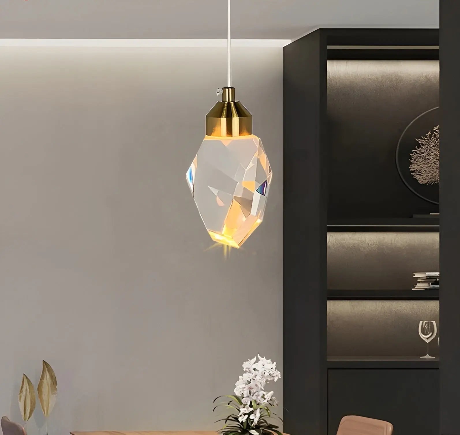 Luxueuze Kristal Hanglamp met LED Verlichting - CrystalElegance