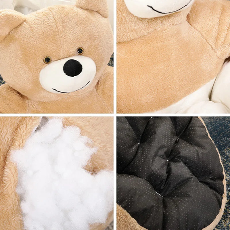 Samiya – Luxe Pluche Kattenbed voor Slaapcomfort