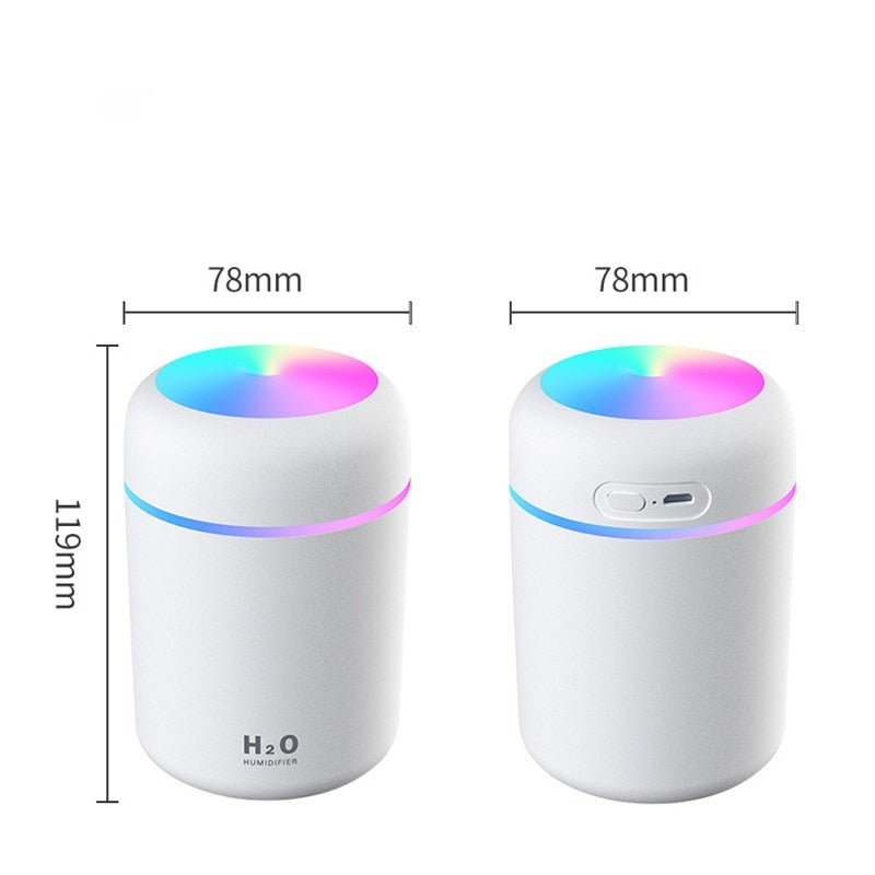 AquaMist Humidifier - Kleurrijke Verlichting voor Sfeer